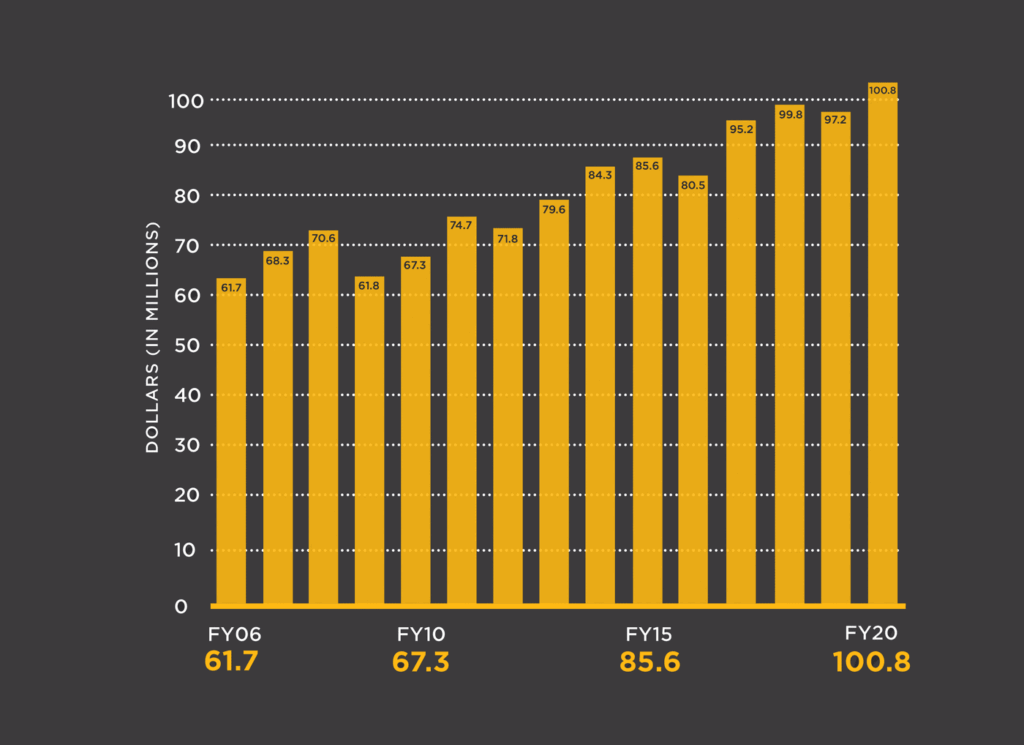 Endowment Market Value Graph