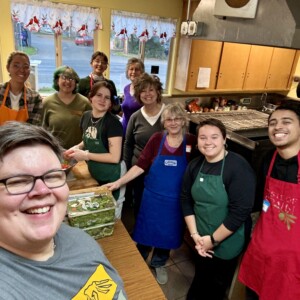Kitchen crew for Community Meal