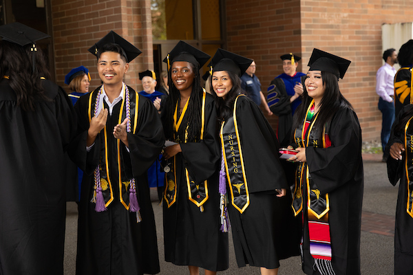 The commencement ceremony for the graduates of the College of Health Professions Thursday, May 23, 2024, at PLU. (PLU Photo / Sy Bean)