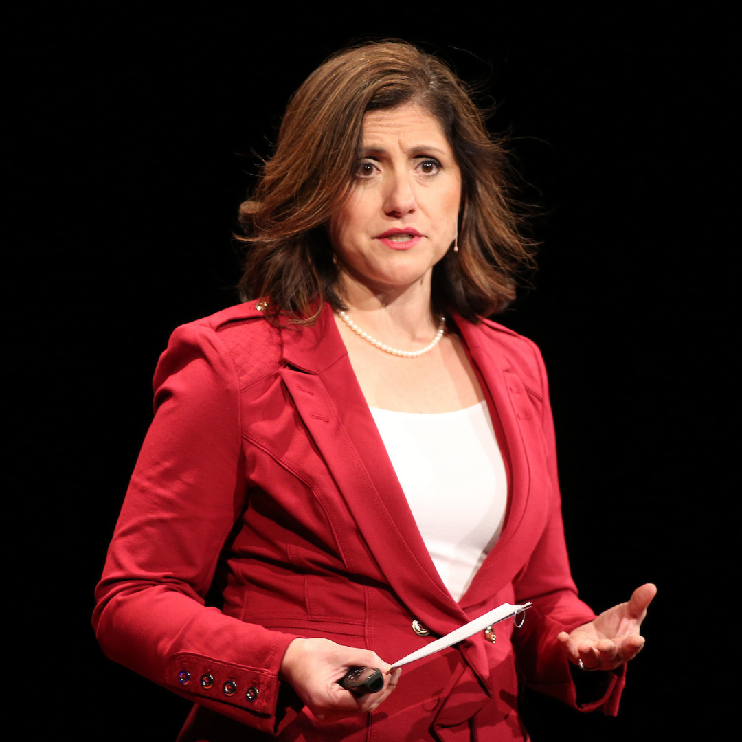 Associate Professor of Political Science Maria Chávez speaking at TEDxTacoma on Saturday, March 21, 2015. (Photo: John Froschauer/PLU)