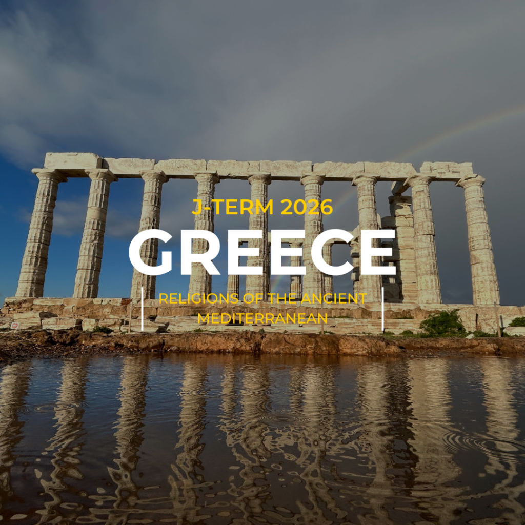 J-Term 2026: Greece Religions of the Ancient Mediterranean